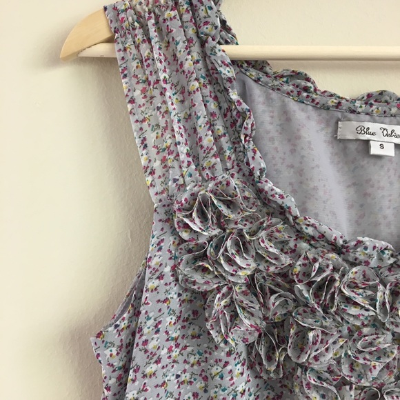 Summer Boutique Tunic Chiffon Top sleeveless Small - Picture 5 of 8